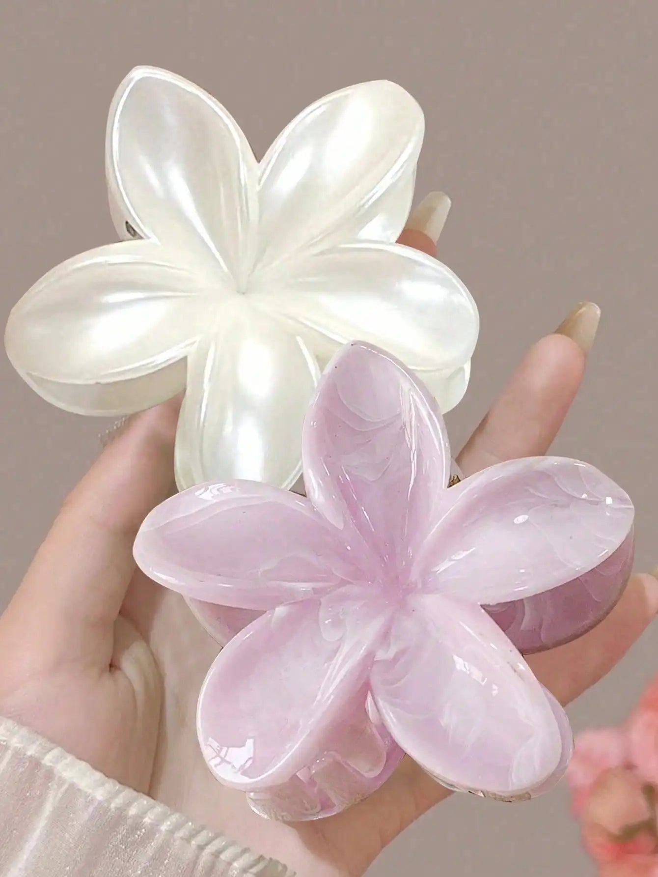 1/2 pcs Pinces fleurs brillantes – L’accessoire parfait pour un style chic, féminin et raffiné.